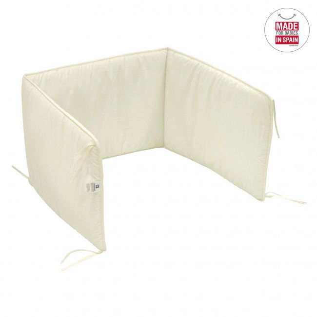 Protecteur 60 (Lit bébé 60) 60X40 cm lisse et beige CAMBRASS - 2