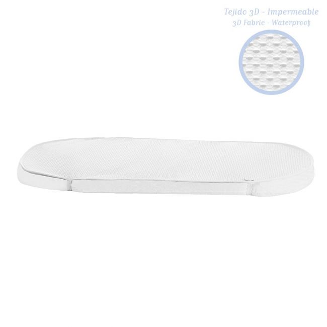 Protège-matelas 3D-nacelle/poussette 33X80 cm Liso E Unico CAMBRASS - 