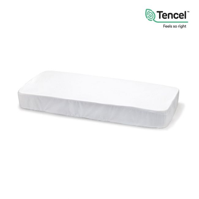 Bajera Ajustable Impermeable Tencel-C.70 70X140 Cm Liso E Blanco CAMBRASS - 1