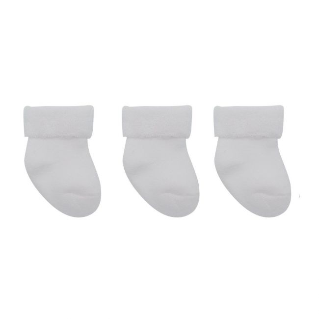 Coffret 3 Chaussettes pour bébé Liso blanc T.0000 ( 15 - 16) CAMBRASS - 1