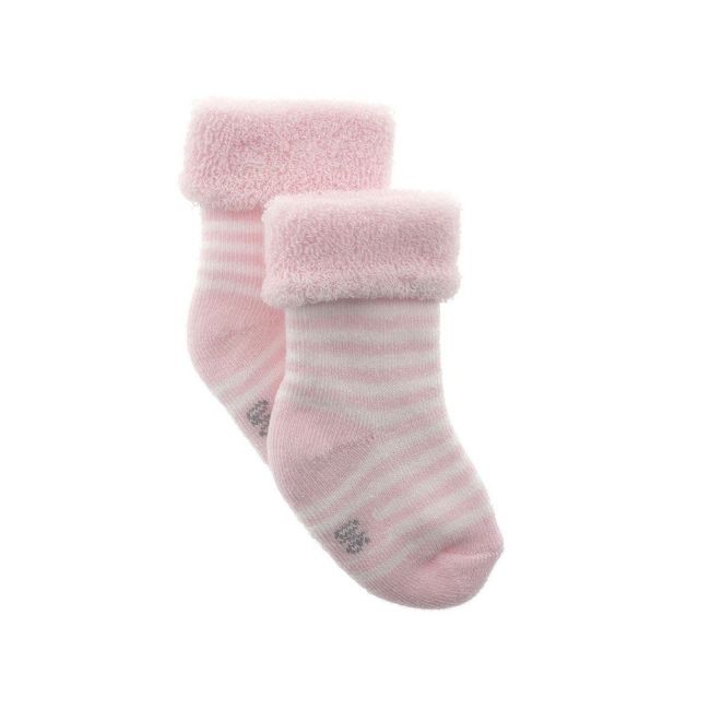 Set 3 Socken für Baby Einfarbig Rosa Gr. 0000 (15 - 16) CAMBRASS - 1