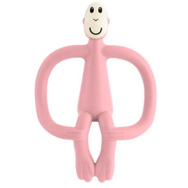 Anneau de dentition Silicone Monkey Rose Pâle