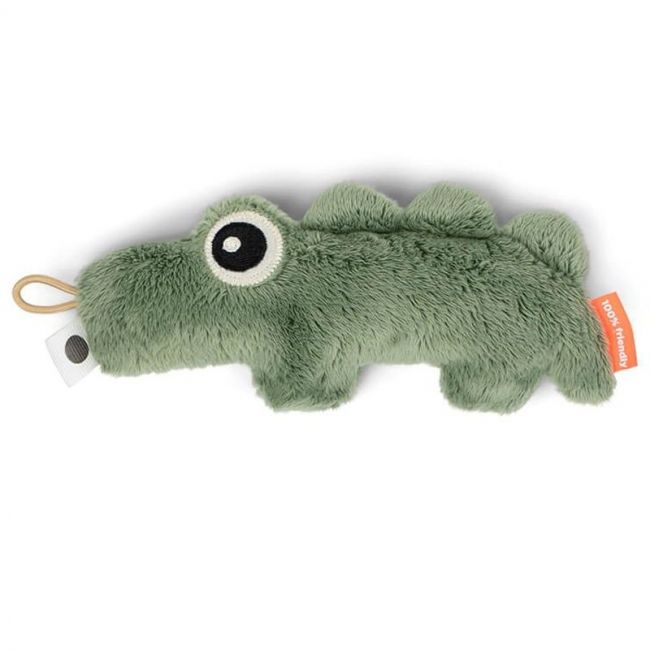 Petit hochet sensoriel Croco Green