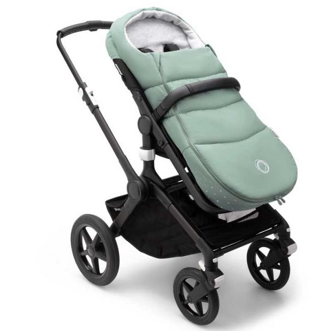 Sacca per passeggino Bugaboo colore grigio-verde.