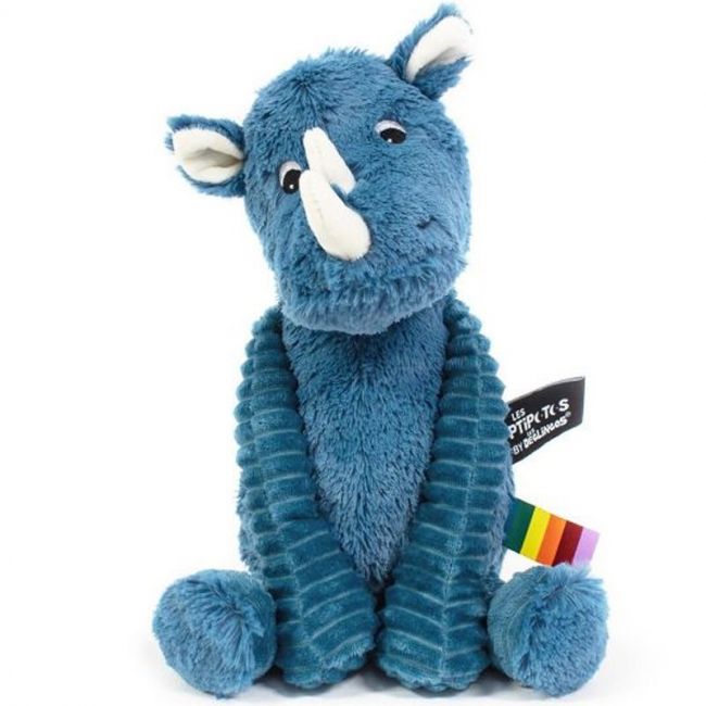 Peluche Rinoceronte (26x18x25cm) Blu