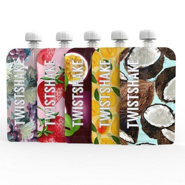 Twistshake x5 Squeeze Bag 220ml