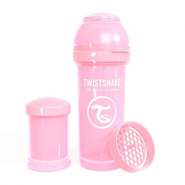 Anti-Kolik-Flasche 260ml Rosa Twistshake