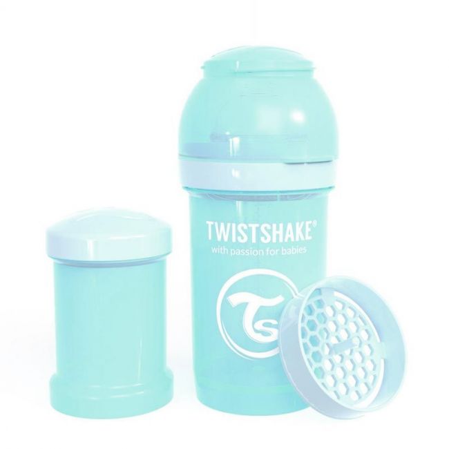 Flacon anti-colique 180ml TWISTSHAKEbleu