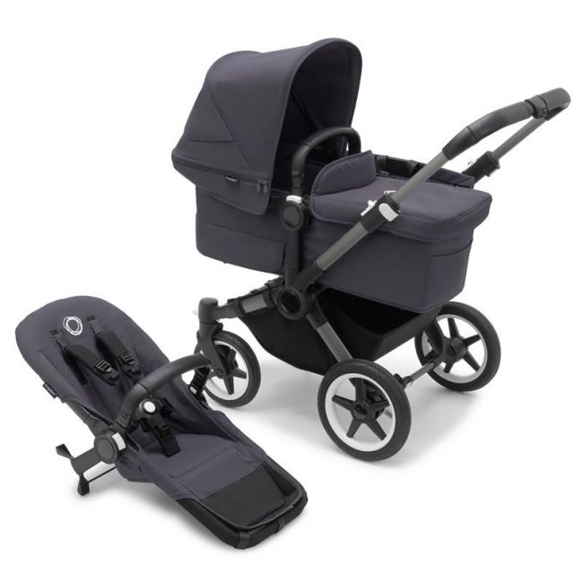 Bugaboo Donkey 5 Mono Completo Grafito/Bleu-Bleu Tormenta