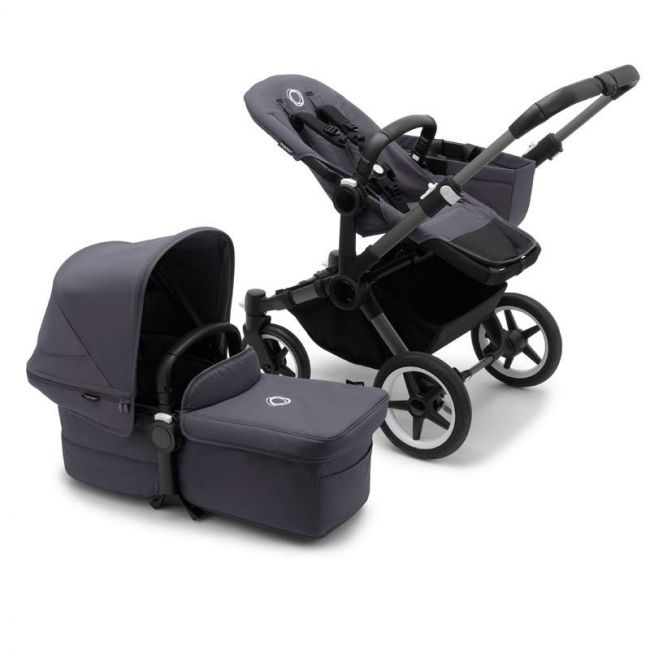 Bugaboo Donkey 5 Mono Completo Grafito/Bleu-Bleu Tormenta