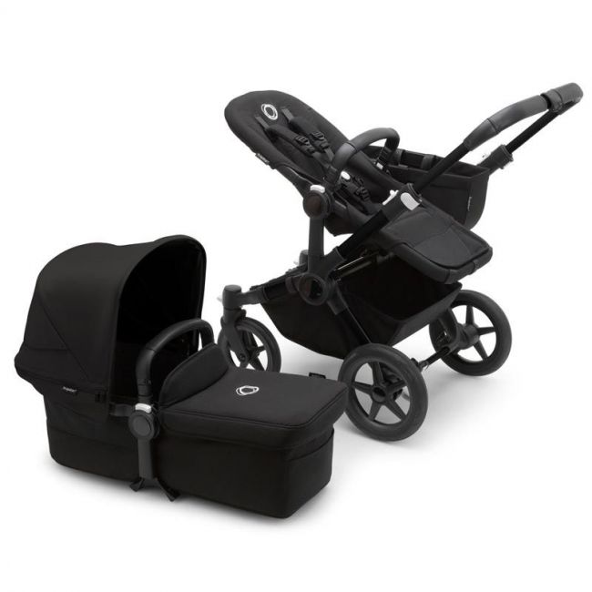 Bugaboo Donkey 5 Mono Completo Nero/Nero - Nero Mezzanotte