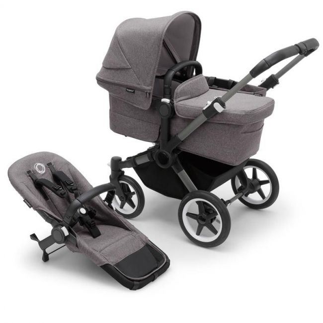 Bugaboo Donkey 5 Mono Full Graphite/Grey - Melange Grey