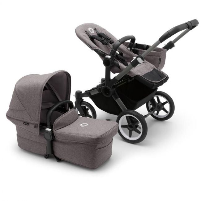 Bugaboo Donkey 5 Mono Completo Grafito/Gris - Grigio Mélange