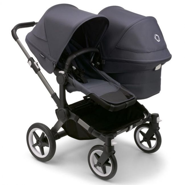 Bugaboo Donkey 5 Duo Completo Grafito/Bleu-Bleu Tormenta