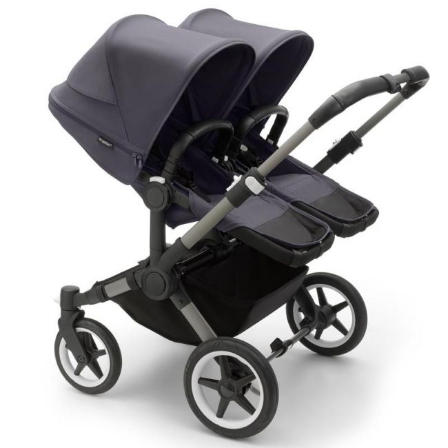 Bugaboo Donkey 5 Twin Full Graphite/Blue-Storm Blue