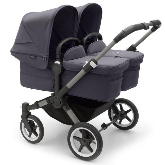 Bugaboo Donkey 5 Twin Full Graphite/Blue-Storm Blue