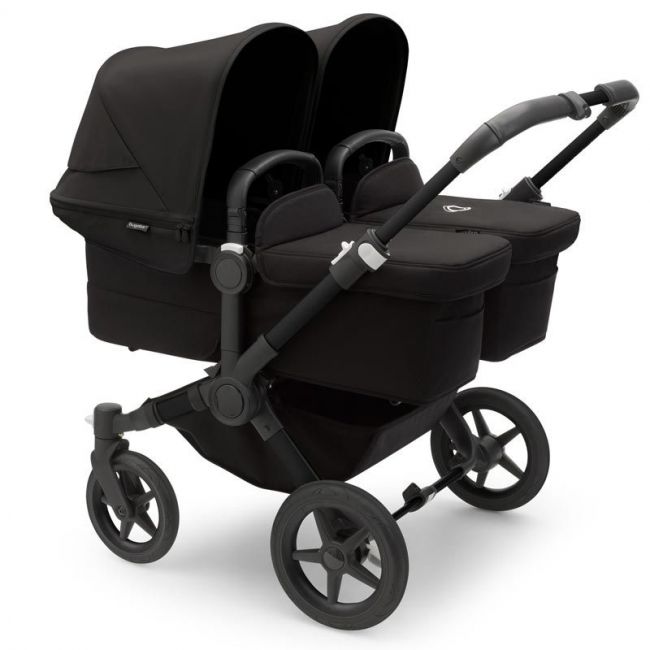 Bugaboo Donkey 5 Twin Completo Negro/Negro - Negro Medianoche