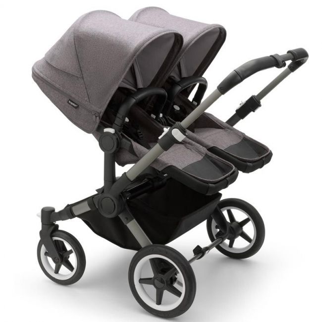 Bugaboo Donkey 5 Twin Completo Grafito/Gris - Grigio Mélange