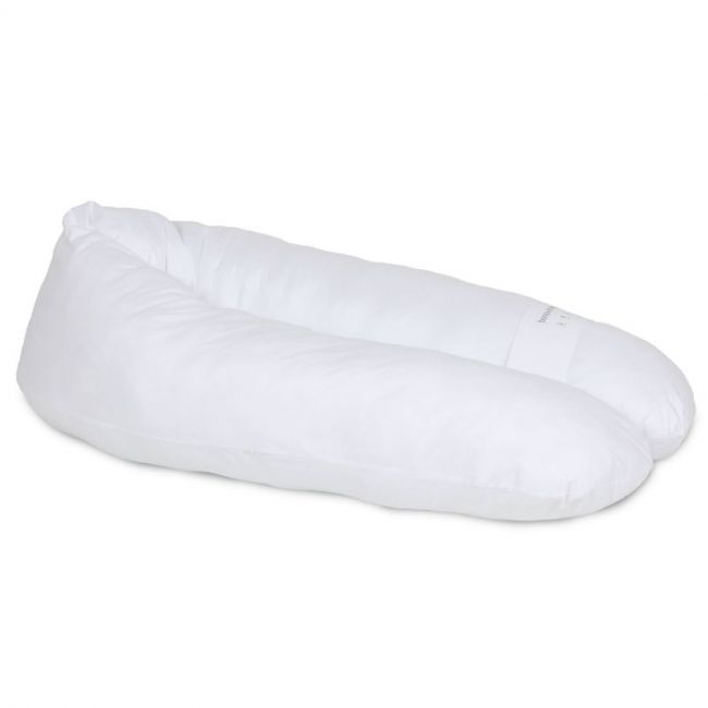 Premium Coussin Maternel Micro-Perles Blanc