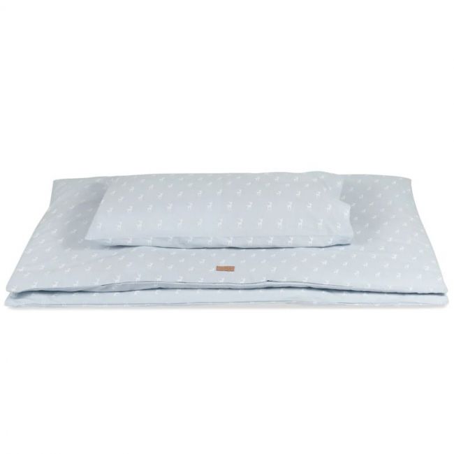 Housse de couette 2P 100x135cm Bleu