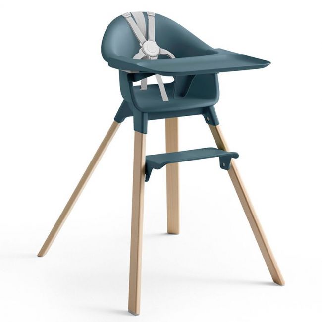 Chaise haute STOKKE Clikk Blue Fjord