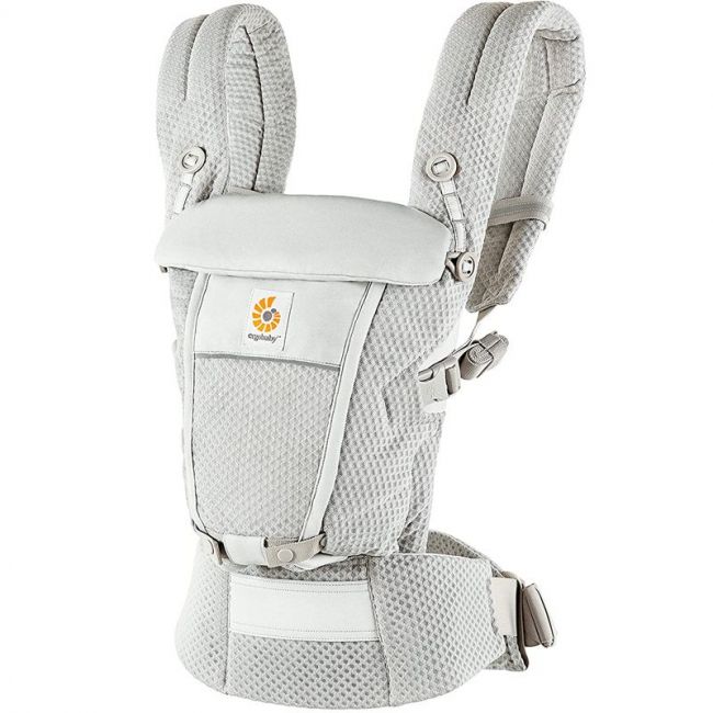 Zaino Porta Bambino Adapt Soft Flex Mesh Grigio Perla