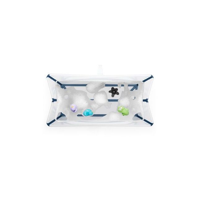 Stokke Flexi Bath Vasca Trasparente & Blu