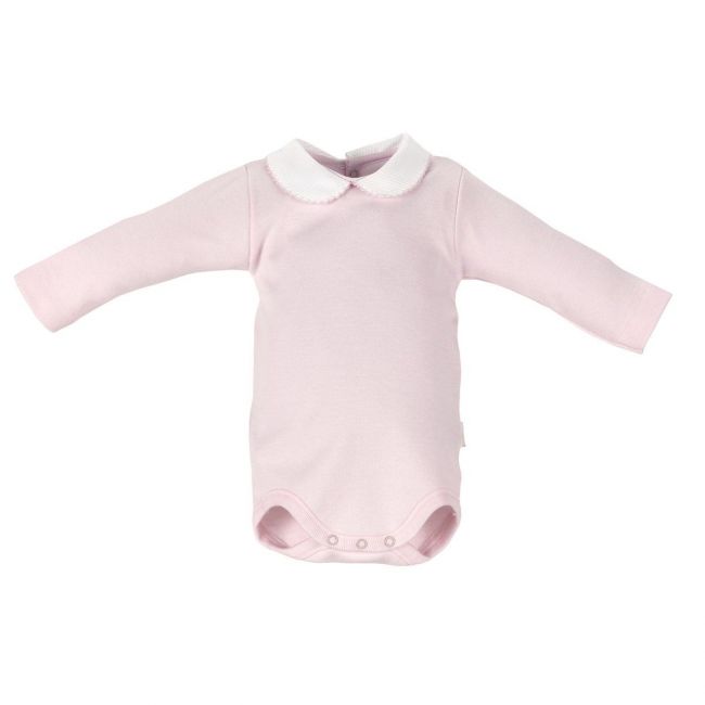 Body Con Cuello Manga Larga I. T.12 D.R. Liso Rosa