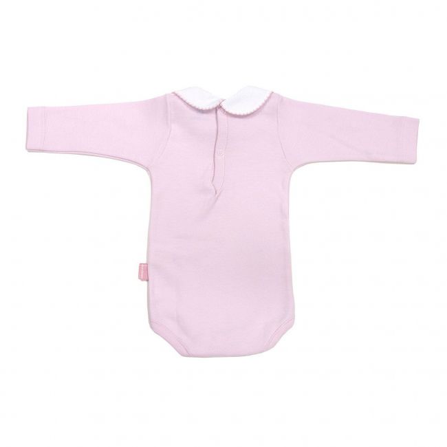 Body Con Cuello Manga Larga I. T.12 D.R. Liso Rosa