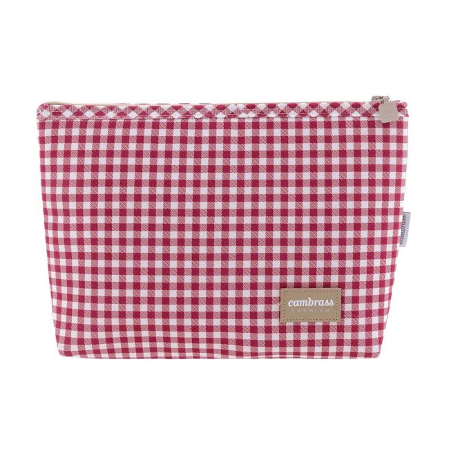 Borsa per l'igiene Vichy Rosso 6X28X20 cm