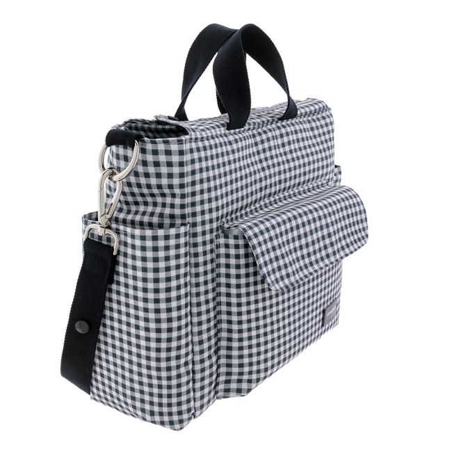 Sac maternel Pack Vichy Noir 16X43X37 cm CAMBRASS - 3