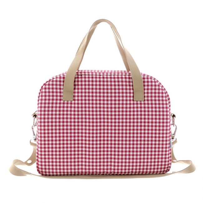 Sac à langer Prome Vichy Rouge 18X41X31 cm