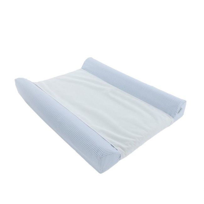 Wickelauflage Badewanne 50X70X9 cm Vichy10 Himmelblau