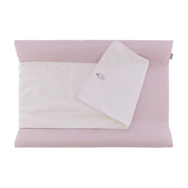 Wickelauflage Badewanne 50X70X9 cm Vichy10 Rosa