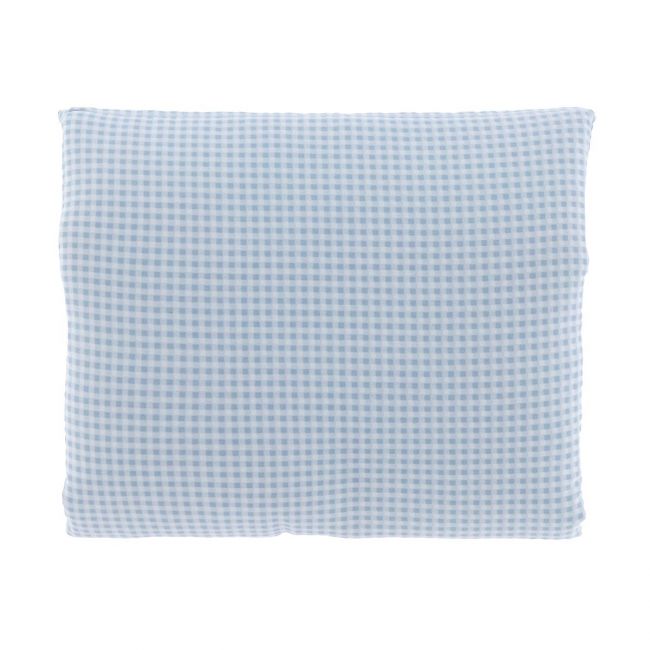 Matelas à langer de voyage 60X40X1 cm Vichy10 bleu ciel