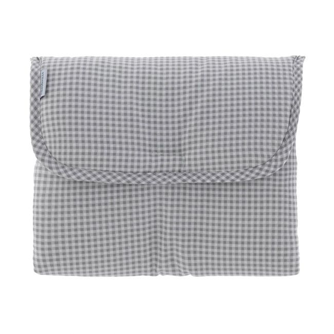 Matelas à langer de voyage 60X40X1 cm Vichy10 Gris