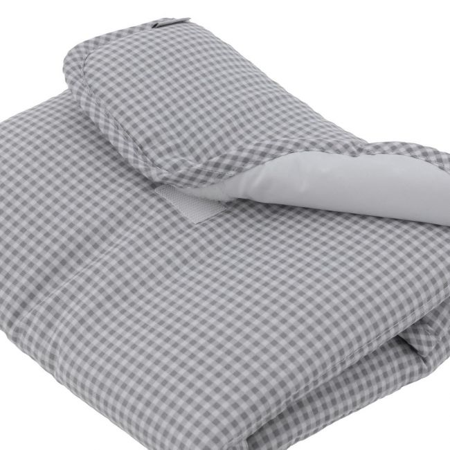 Matelas à langer de voyage 60X40X1 cm Vichy10 Gris