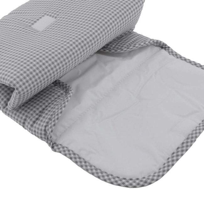 Matelas à langer de voyage 60X40X1 cm Vichy10 Gris