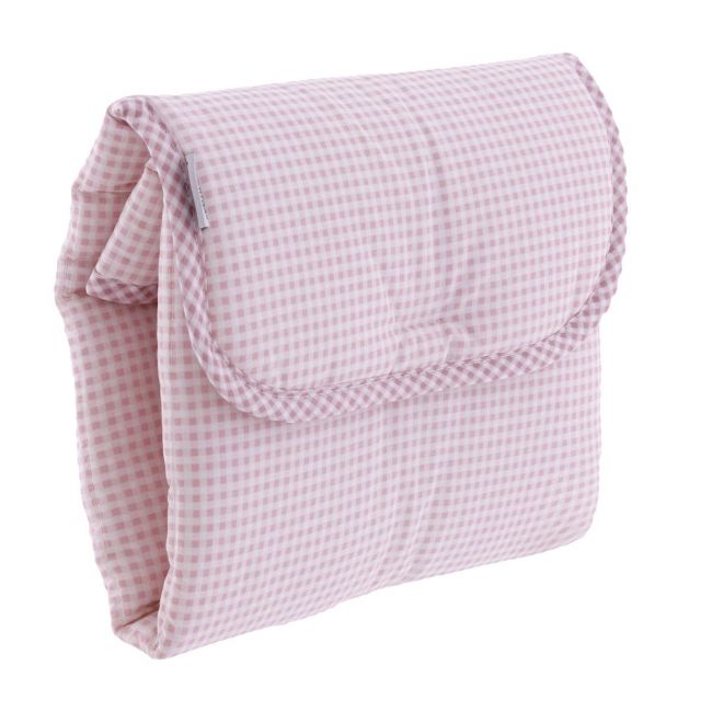 Matelas à langer de voyage 60X40X1 cm Vichy10 Rose