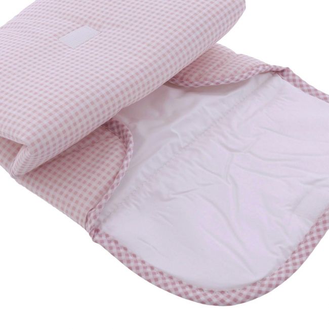 Matelas à langer de voyage 60X40X1 cm Vichy10 Rose