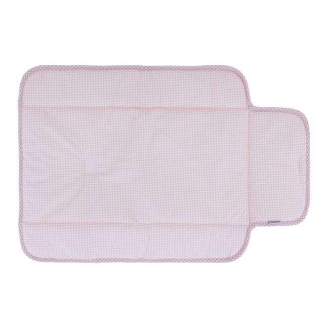 Matelas à langer de voyage 60X40X1 cm Vichy10 Rose