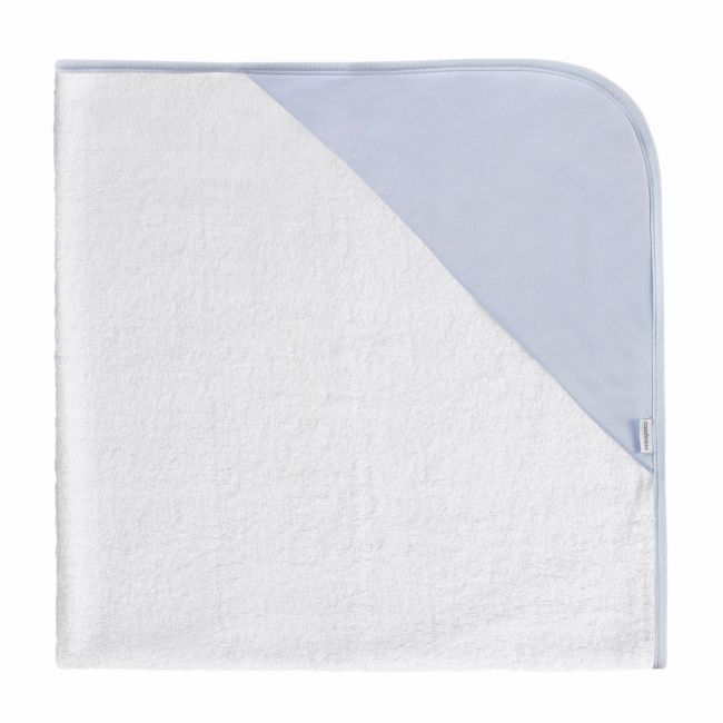 Peignoir de bain tablier 100X100X1 cm uni et bleu ciel