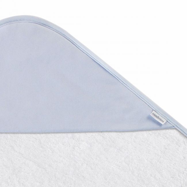 Peignoir de bain tablier 100X100X1 cm uni et bleu ciel