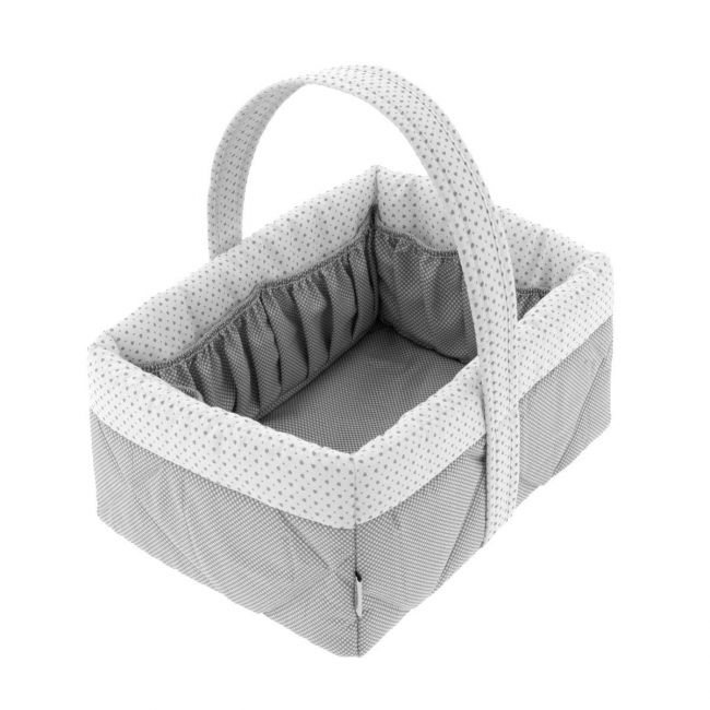 Panier de naissance 22,5X29X29 cm Essentia Gris