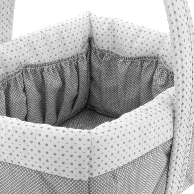 Panier de naissance 22,5X29X29 cm Essentia Gris