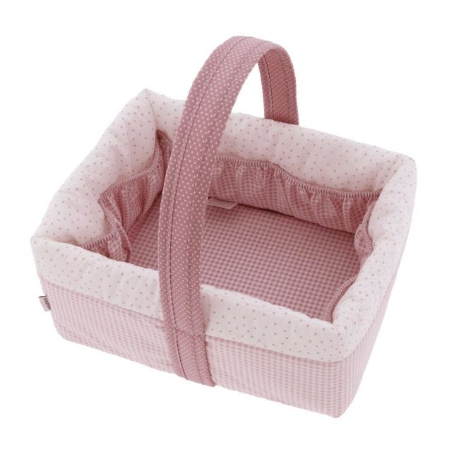 Korb Geschenkkorb 22,5x29x29 cm Vichy10 Rosa