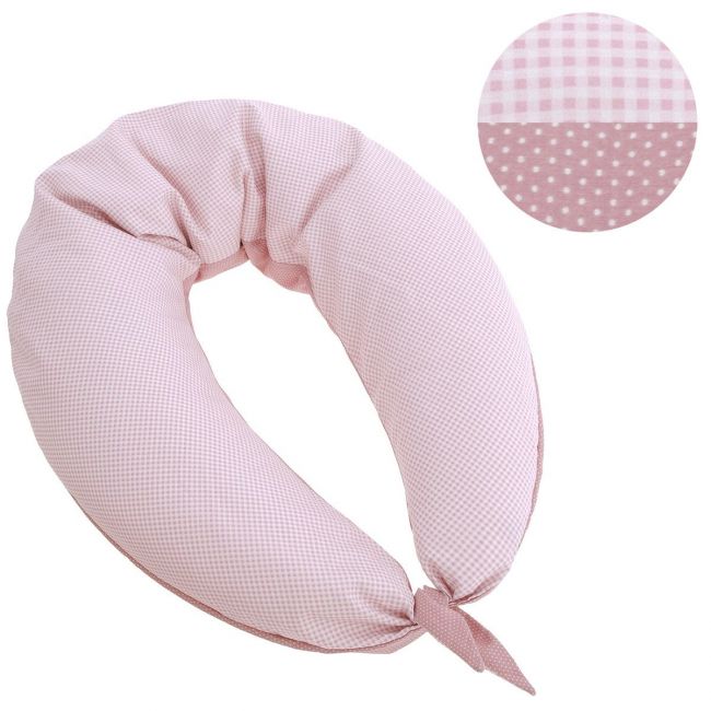 Stillkissen Mond 80X185X16 cm Vichy10 Rosa