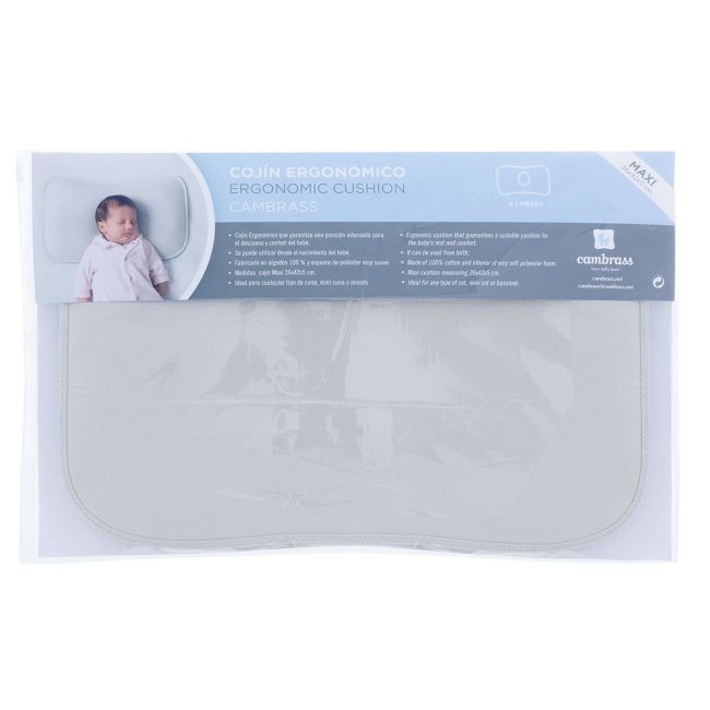 Ergonomisches Kissen Maxi 26X42X5 cm Basic Grau