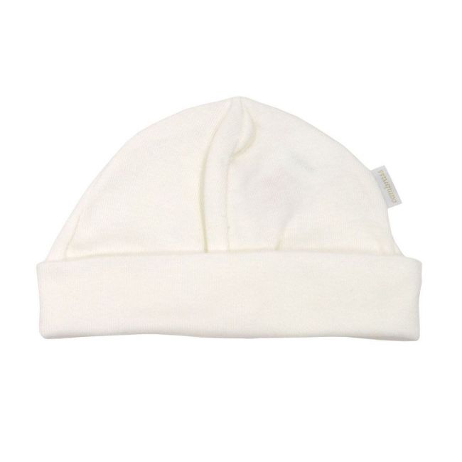 Bonnet en tricot uni beige taille 0