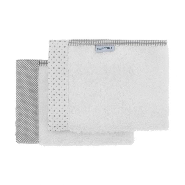 Set 2 Serviettes Essentia Gris 25X35X1 cm CAMBRASS - 2